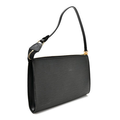 Louis Vuitton Epi Pochette Accessories 24 Black 3 of 10