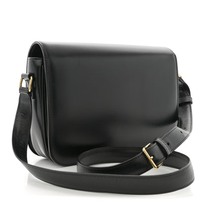 Celine Shiny Calfskin Medium Triomphe Black 3 of 11