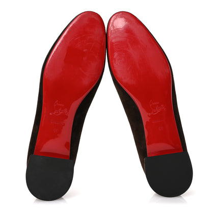 Christian Louboutin Veau Velours Sweetie Jane Flats 39 Cosme 6 of 8