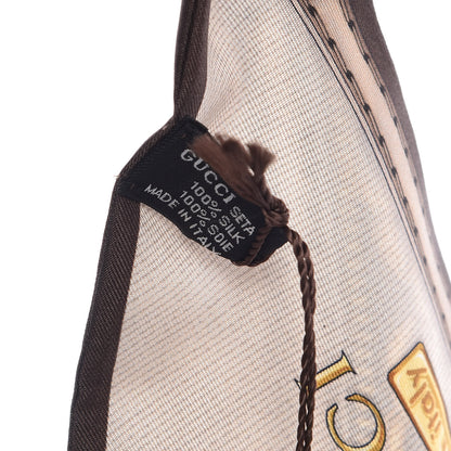 Gucci Twill Silk Monogram Web Scarf 4 of 6