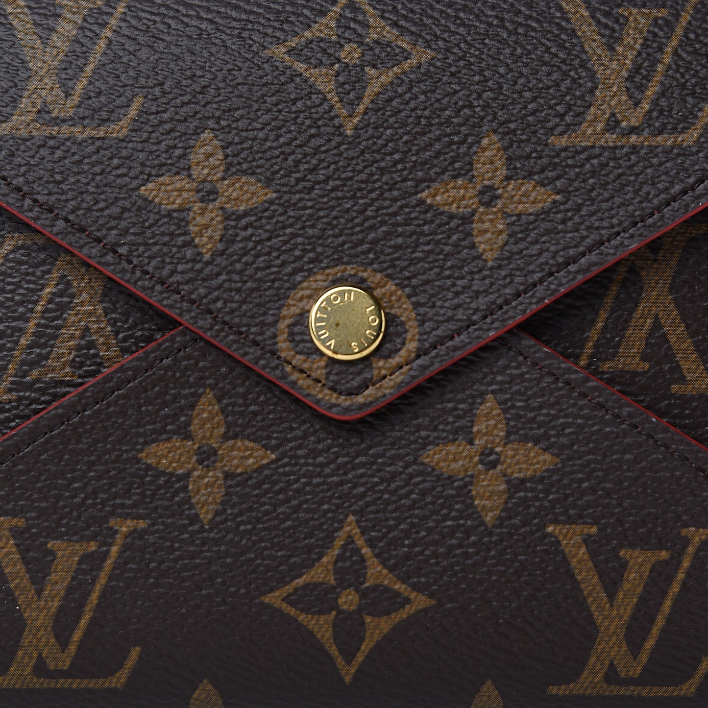 Monogram Medium Kirigami Pochette Insert Coquelicot