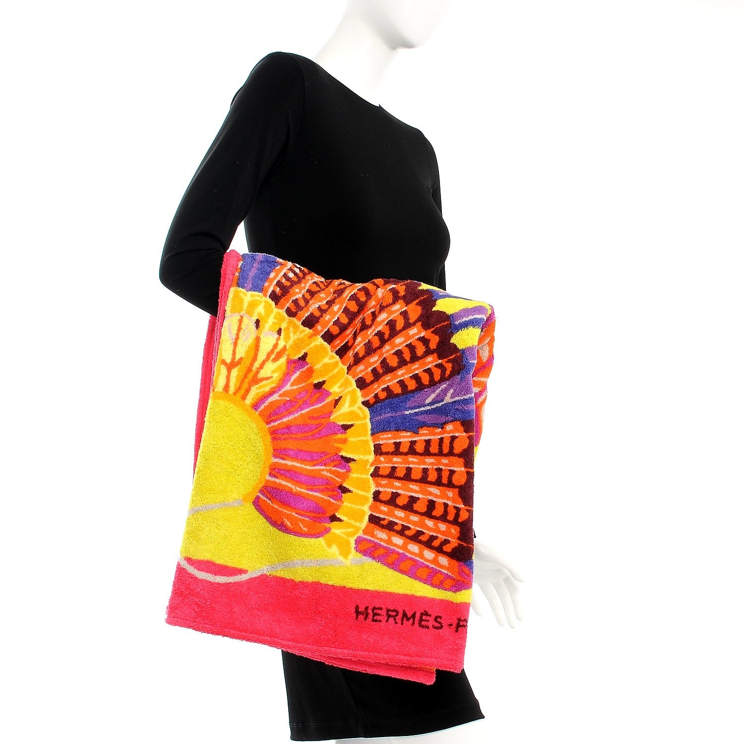 Hermes Cotton Terry Brazil Beach Towel 2 of 6