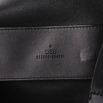 Gucci Calfskin Park Avenue Horsebit Small Tote Black 6 of 9