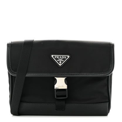 Prada Re-Nylon Saffiano Smartphone Case Crossbody Black 1 of 11