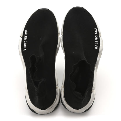 Balenciaga Technical 3D Recycled Knit Bi-Color Sole Womens Speed 2.0 Sneakers 35 Black White 4 of 16