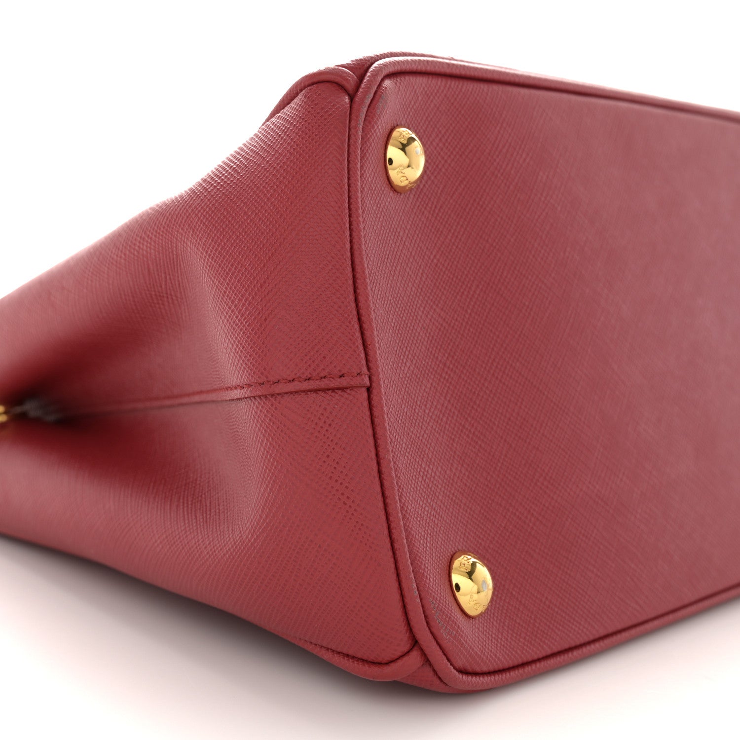 Prada Saffiano Small Galleria Double Zip Rosso 11 of 17