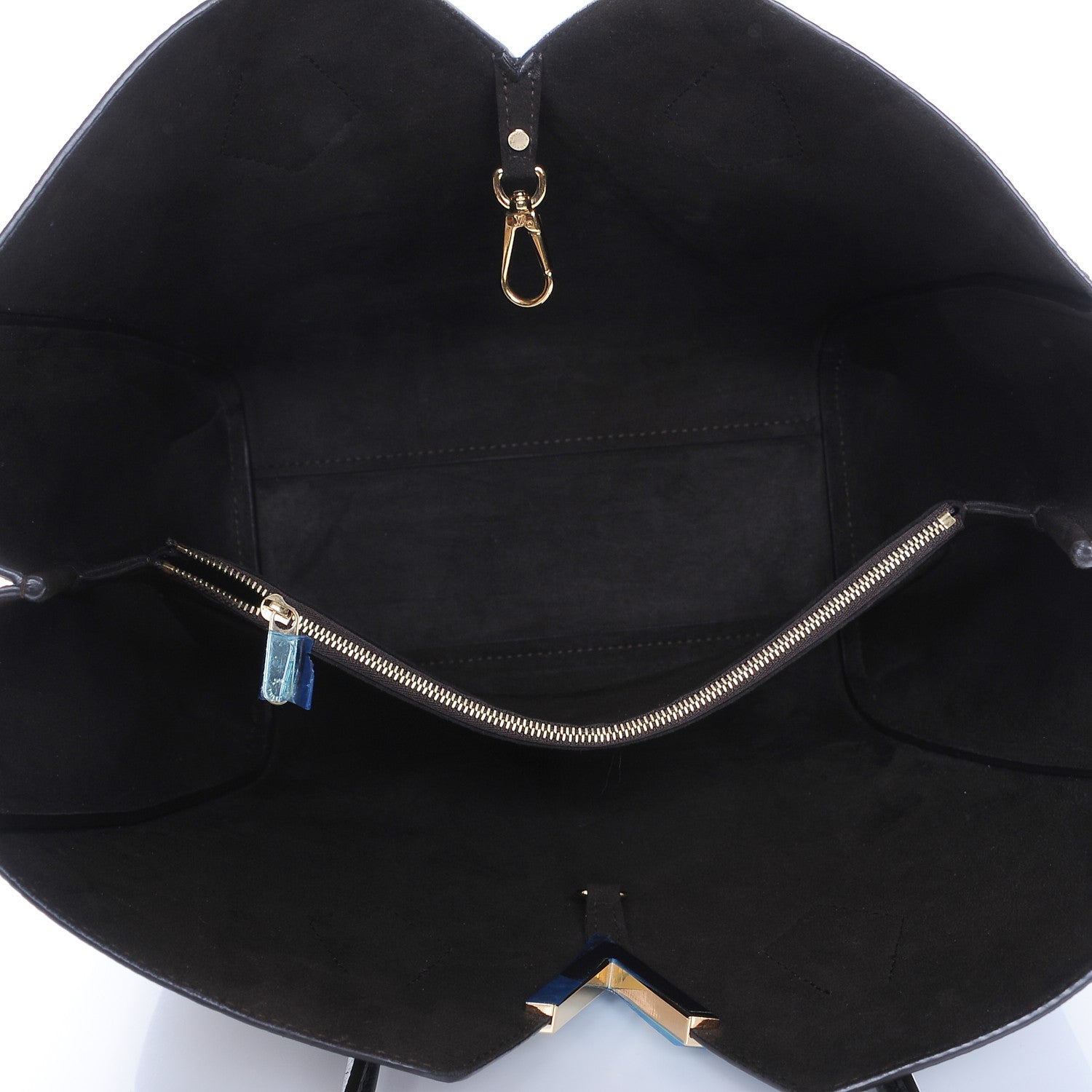 Louis Vuitton Calfskin Monogram Kimono Tote Black 5 of 7