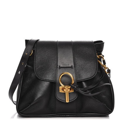 Chloe Lambskin Small Lexa Shoulder Bag Black 1 of 9