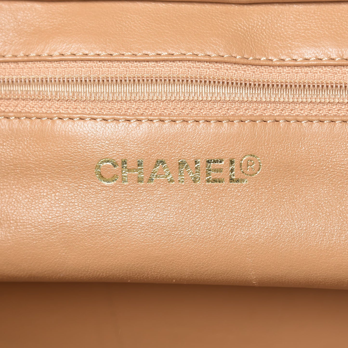 Caviar Quilted Grand Timeless Tote GTT Beige