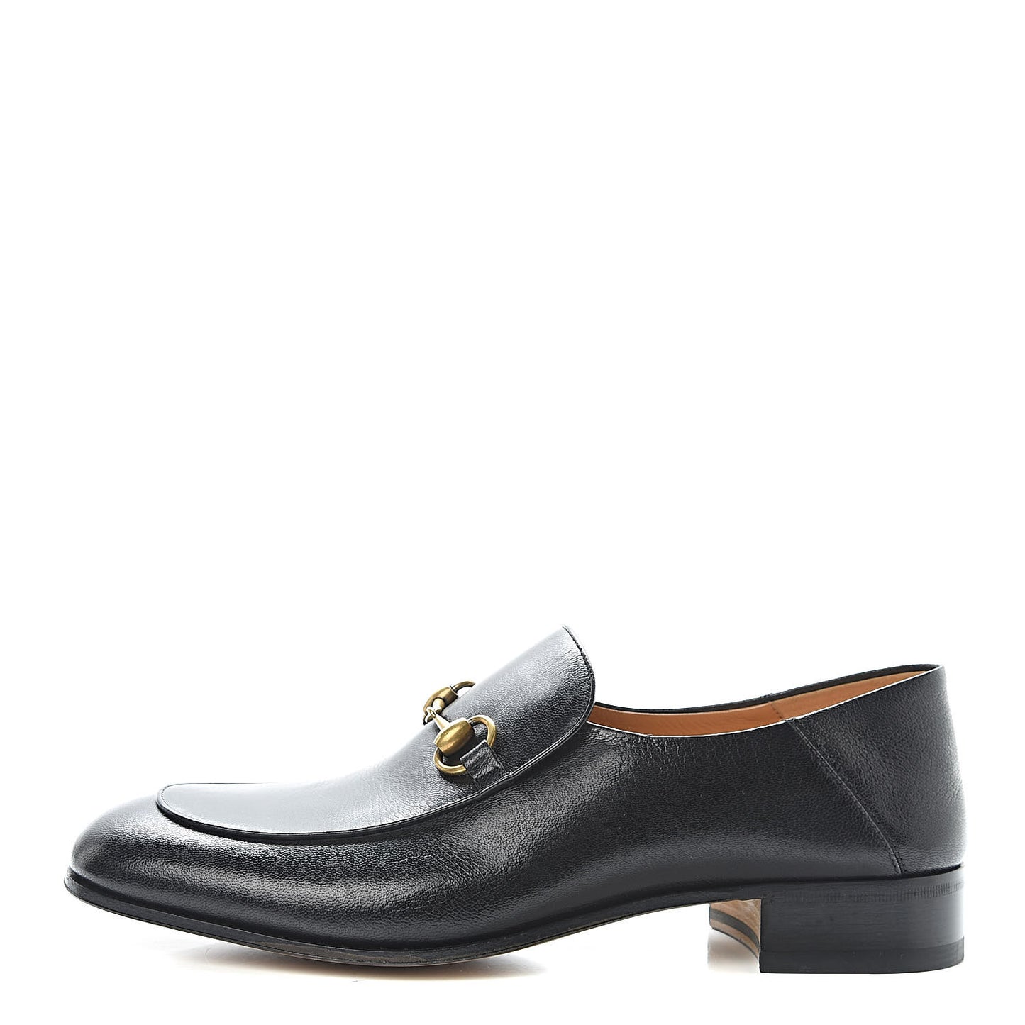 Goatskin Mens Horsebit Loafers 10.5 Black