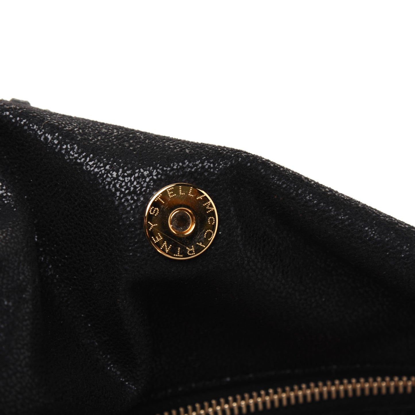 Shaggy Deer Falabella Fold Over Tote Black