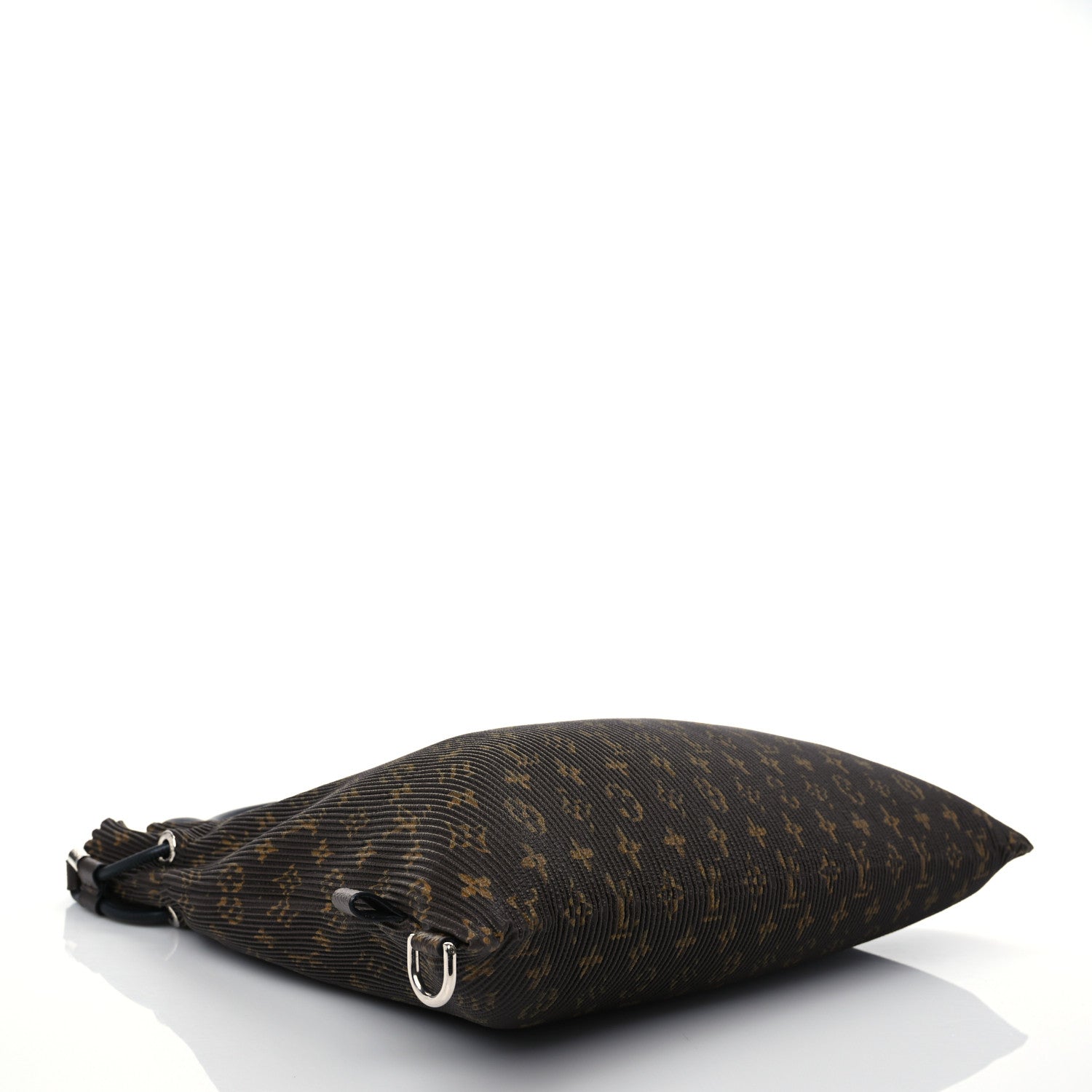 Louis Vuitton Monogram Canvas Pleated Explorer Bag MM 4 of 8