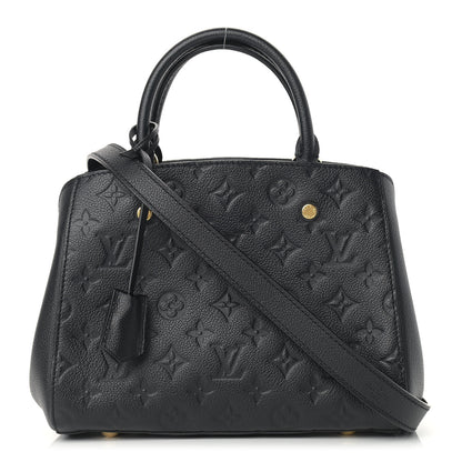 Louis Vuitton Empreinte Montaigne BB Black 1 of 11
