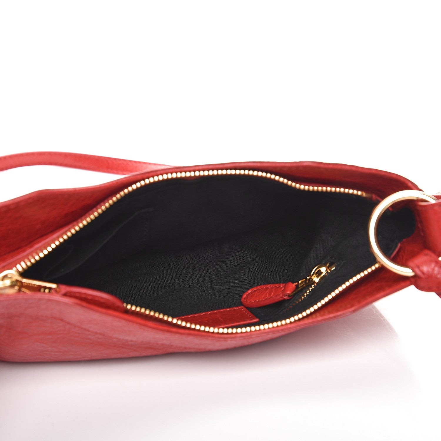 Balenciaga Agneau Giant 12 Gold Hardware Hip Rouge Lipstick 5 of 7