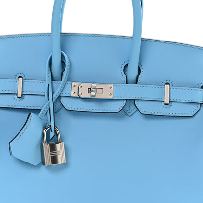 Hermes Swift Birkin 25 Celeste 8 of 11