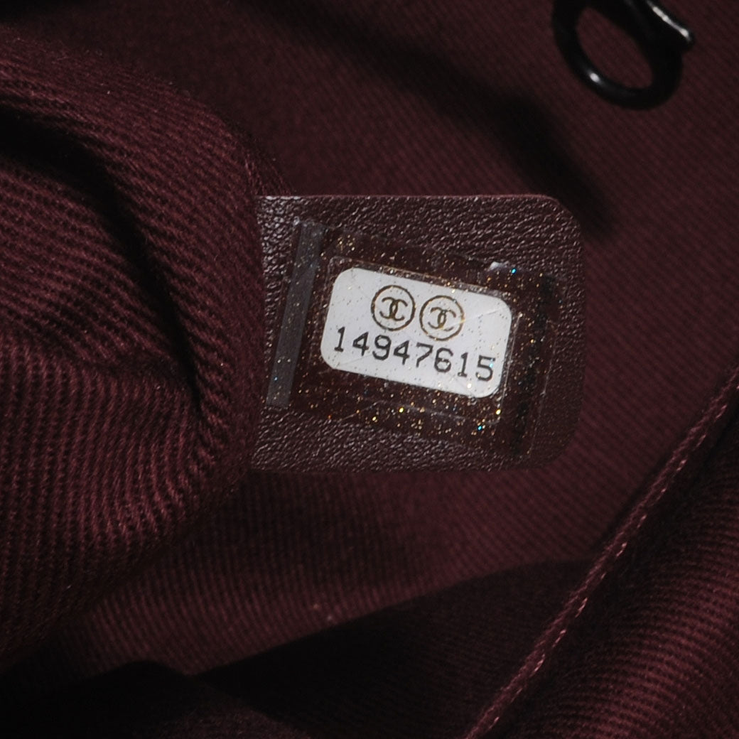 Leather Large In The Mix Tote Beige