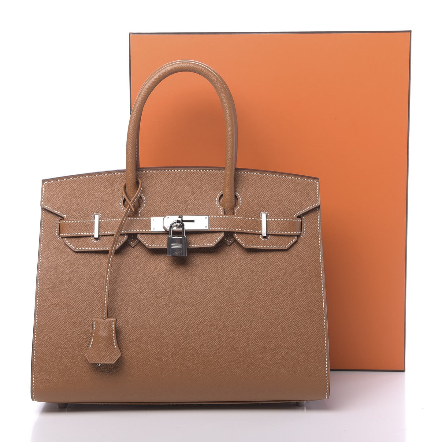 Madame Calfskin Birkin Sellier 30 Gold