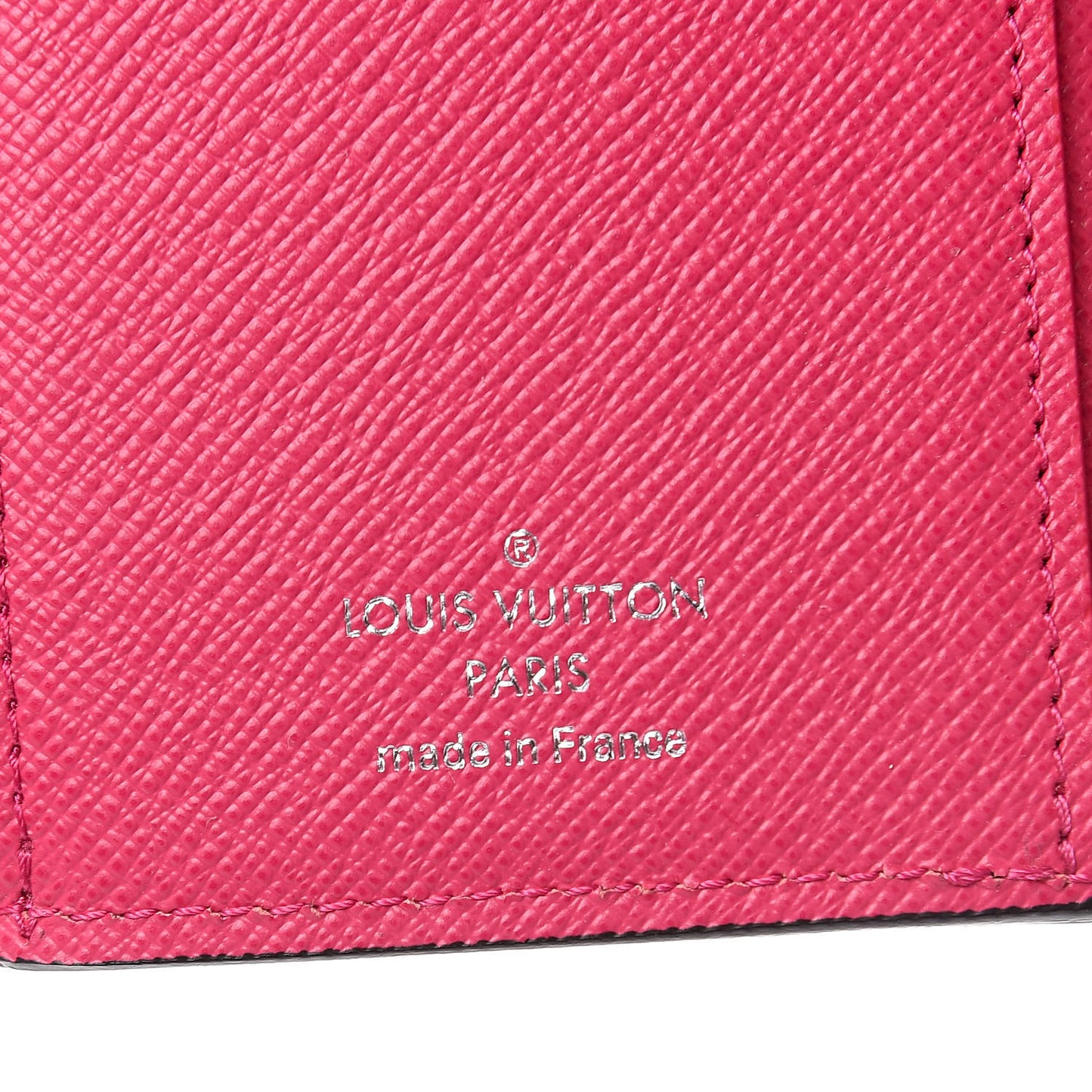 Epi Victorine Wallet Indigo Hot Pink
