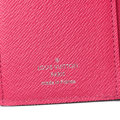 Louis Vuitton Epi Victorine Wallet Indigo Hot Pink 6 of 7