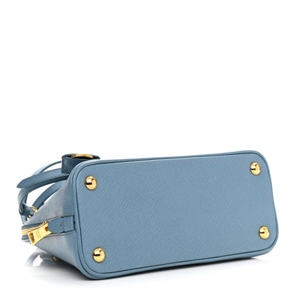 Prada Saffiano Lux Small Promenade Tote Aviazione 3 of 11