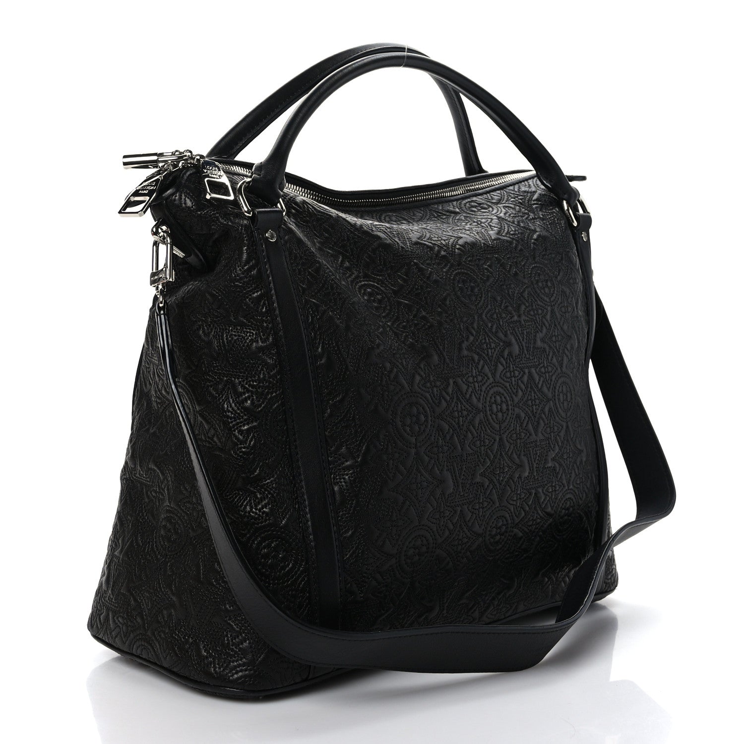 Louis Vuitton Monogram Lambskin Antheia IXIA MM Black 3 of 8