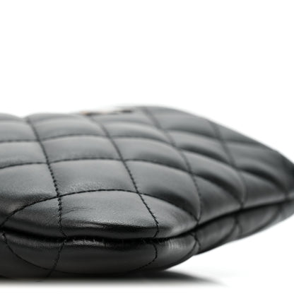 Chanel Lambskin Quilted Uniform Crossbody Bag Black 11 of 11