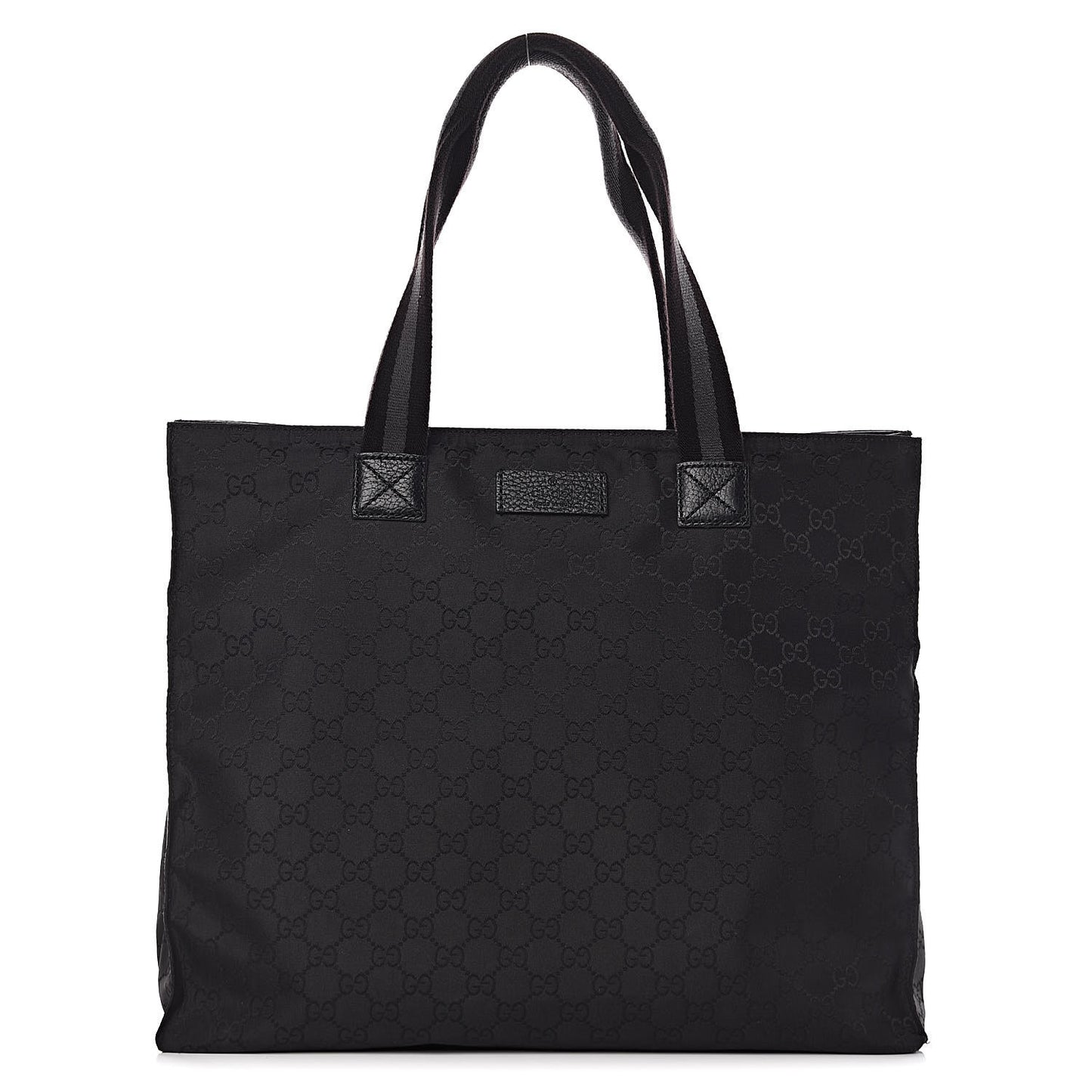 Nylon Monogram Tote Black