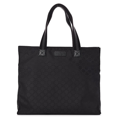 Gucci Nylon Monogram Tote Black 1 of 10