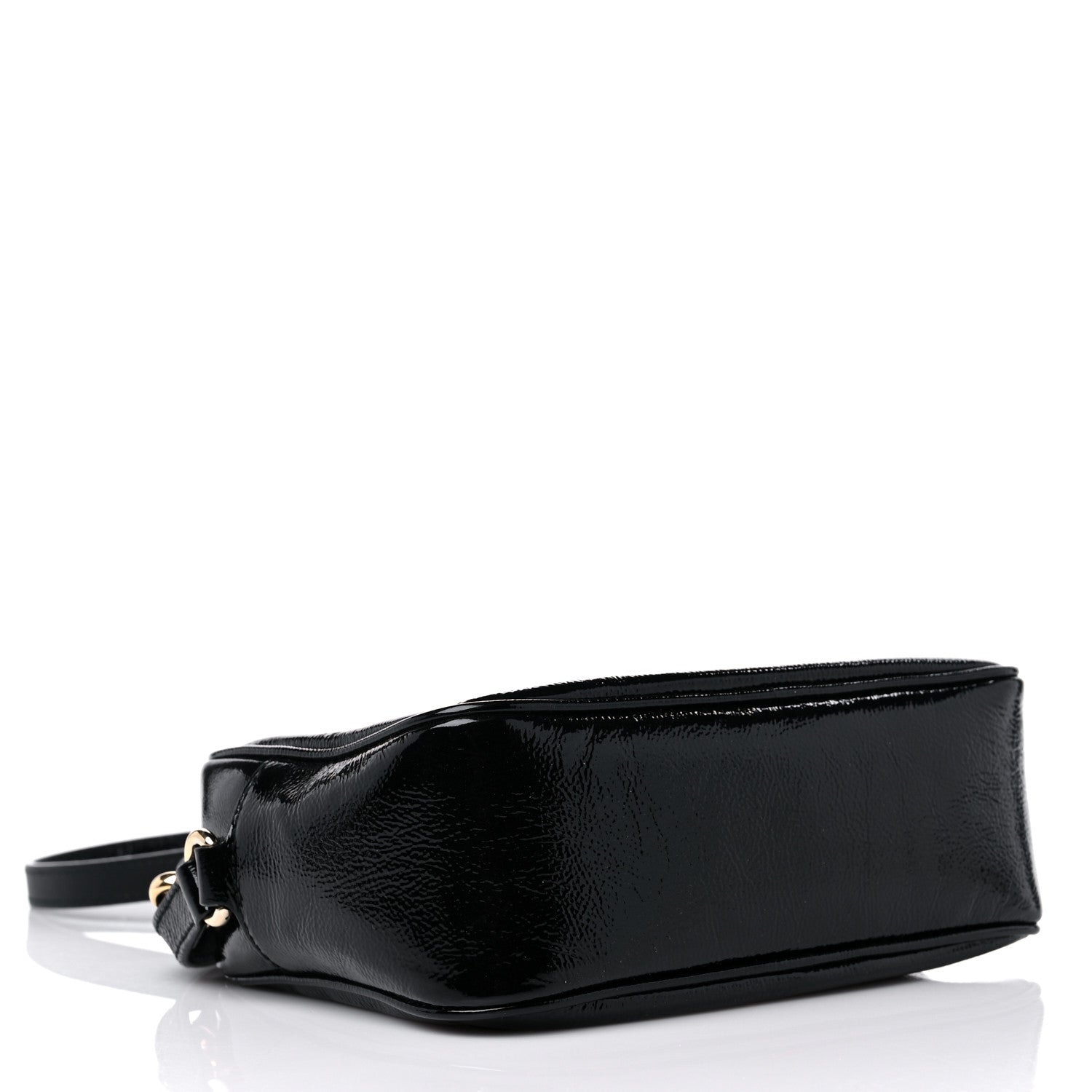 Gucci Soft Patent Small Soho Disco Bag Black 4 of 12