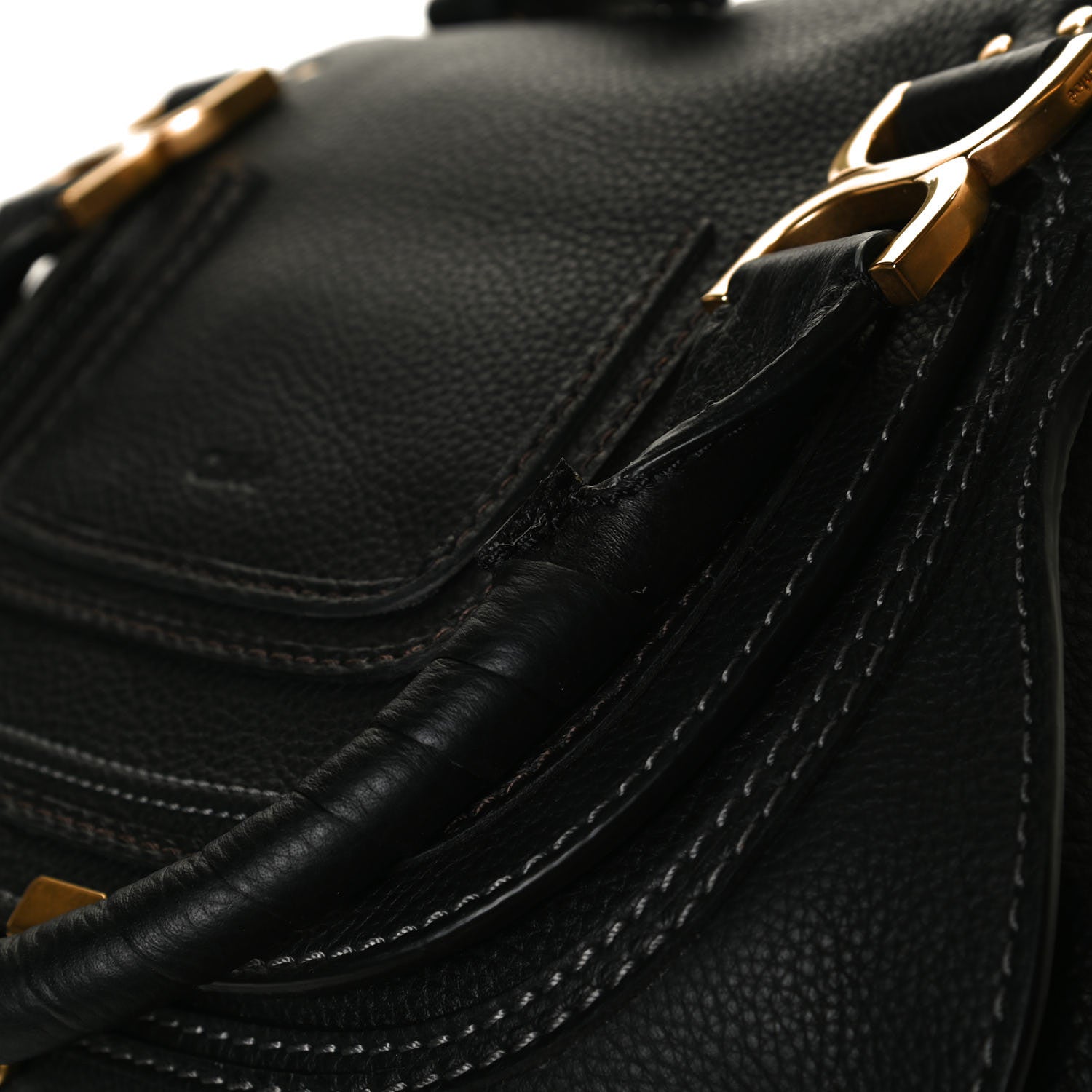 Chloe Calfskin Small Marcie Satchel Black 14 of 14