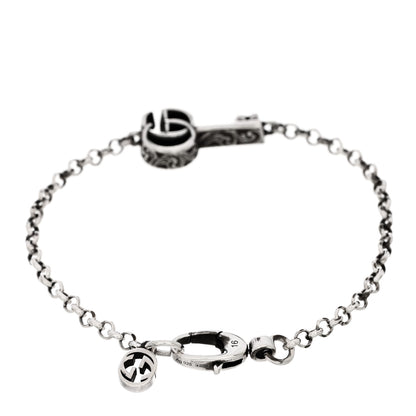 Gucci Sterling Silver Double G Key Bracelet 2 of 3
