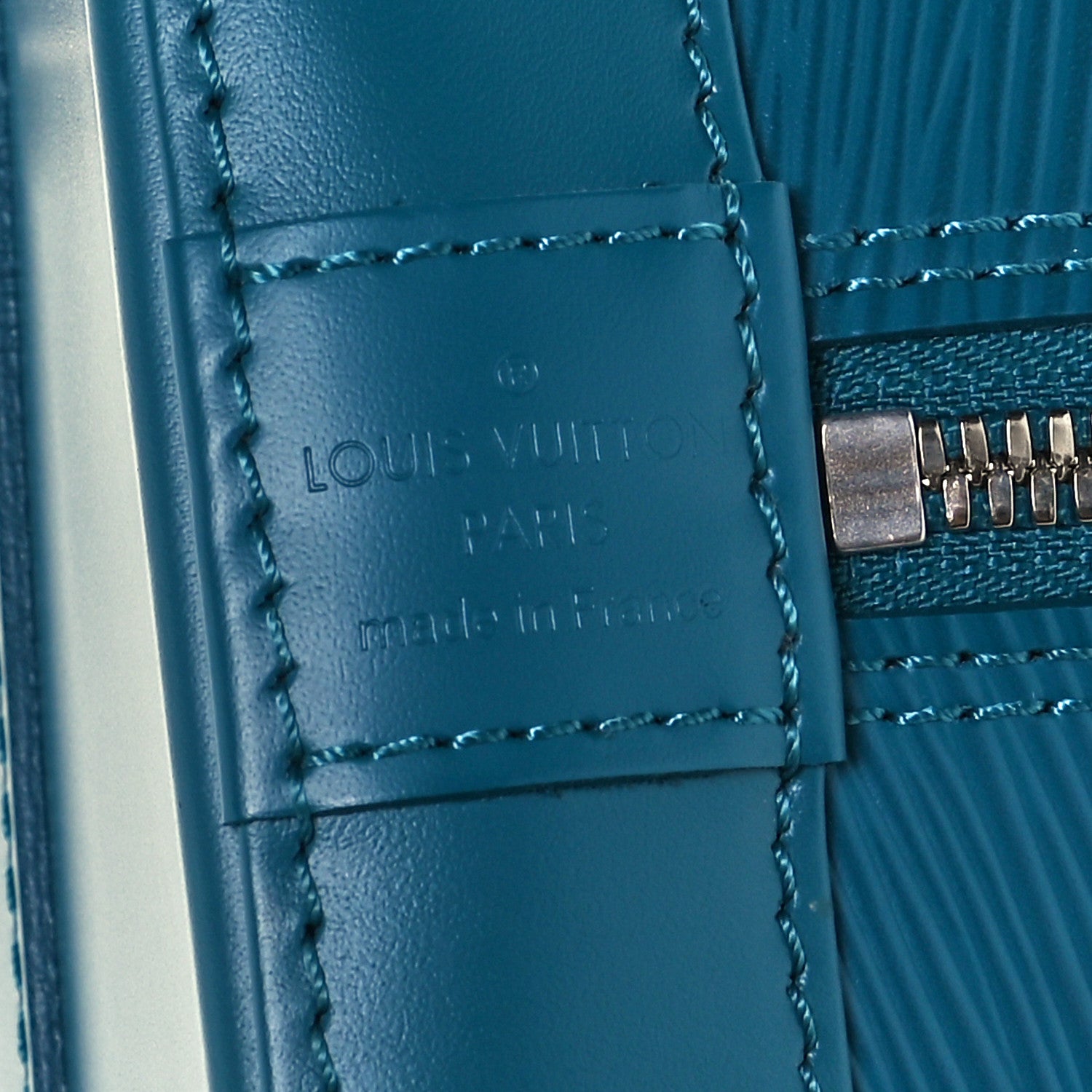 Louis Vuitton Epi Alma PM Cyan 7 of 11