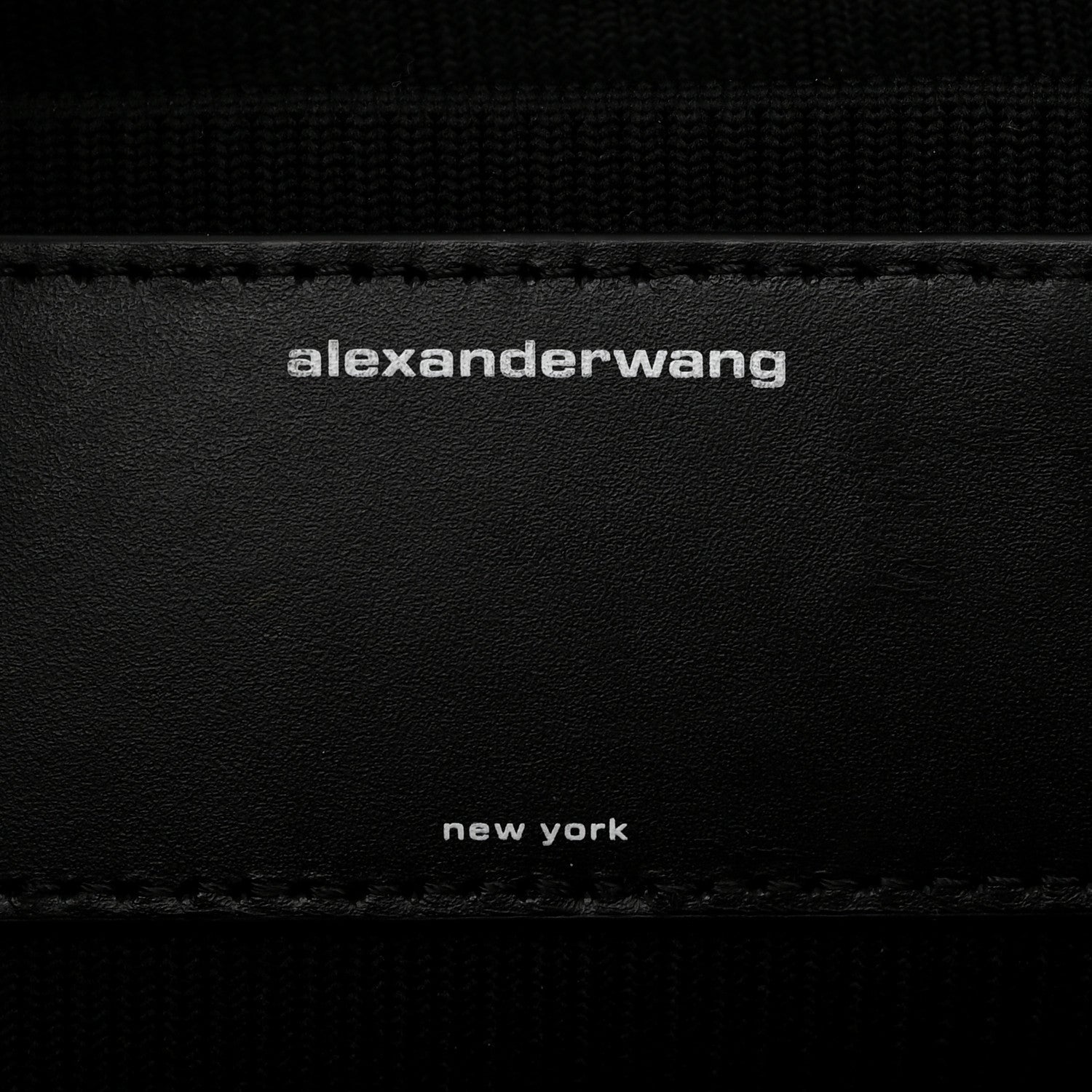 Alexander Wang Ribbed Knit Ryan Tote Black 6 of 9