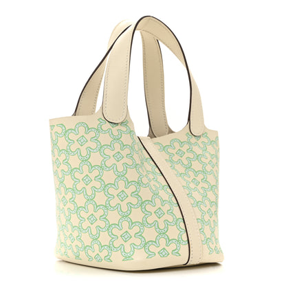Hermes Swift Micro Lucky Daisy Picotin Lock Nata Vert 3 of 10