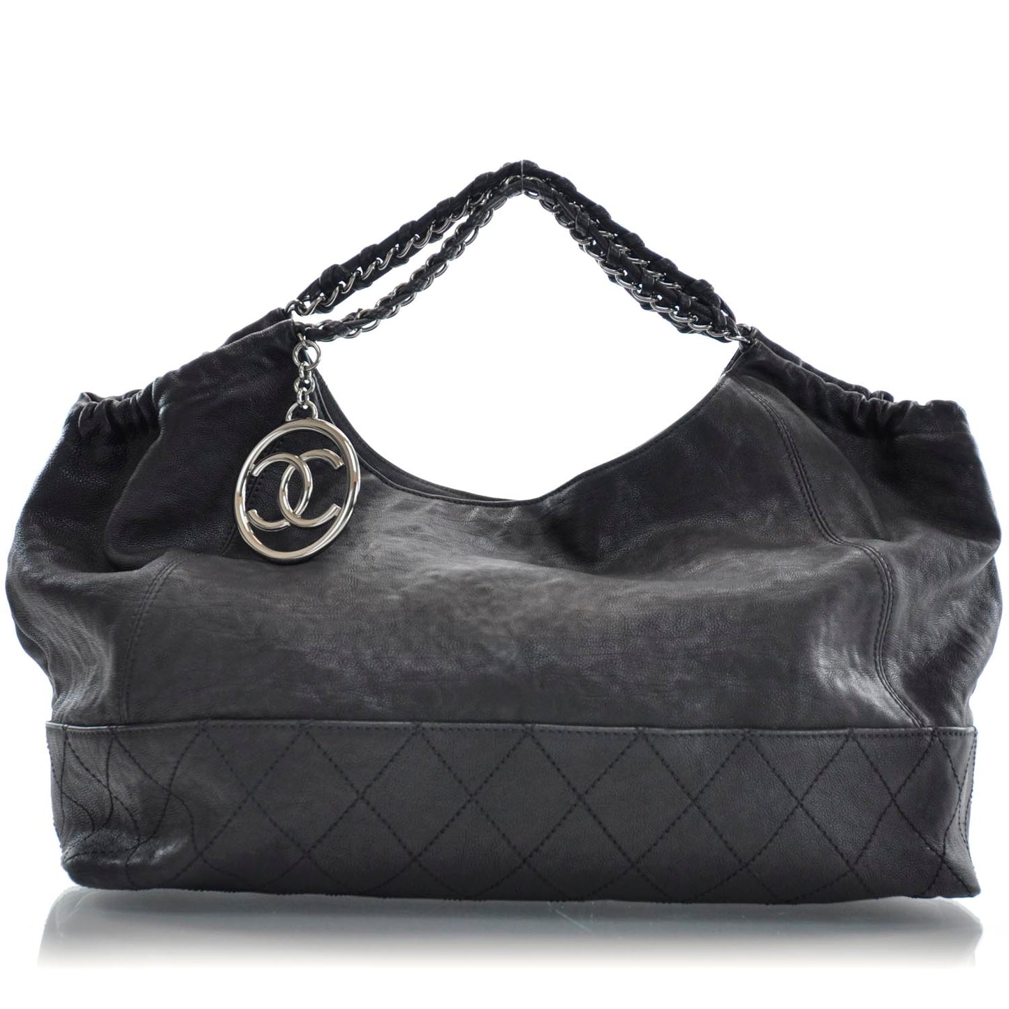 Calfskin Coco Cabas Black