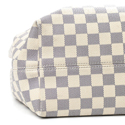 Louis Vuitton Damier Azur Graceful MM Rose Ballerine 6 of 11