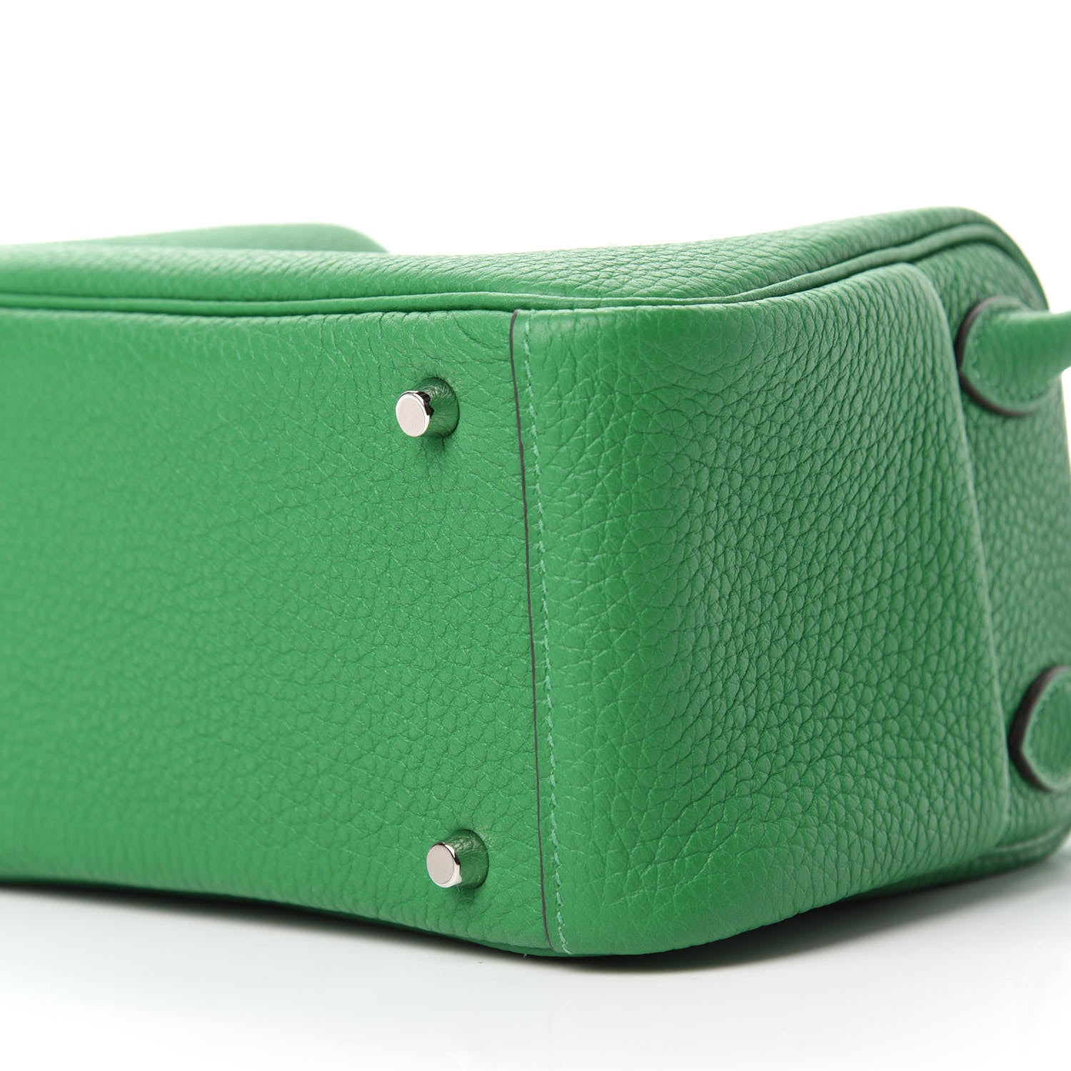 Hermes Taurillon Clemence Mini Lindy 20 Bambou 7 of 11