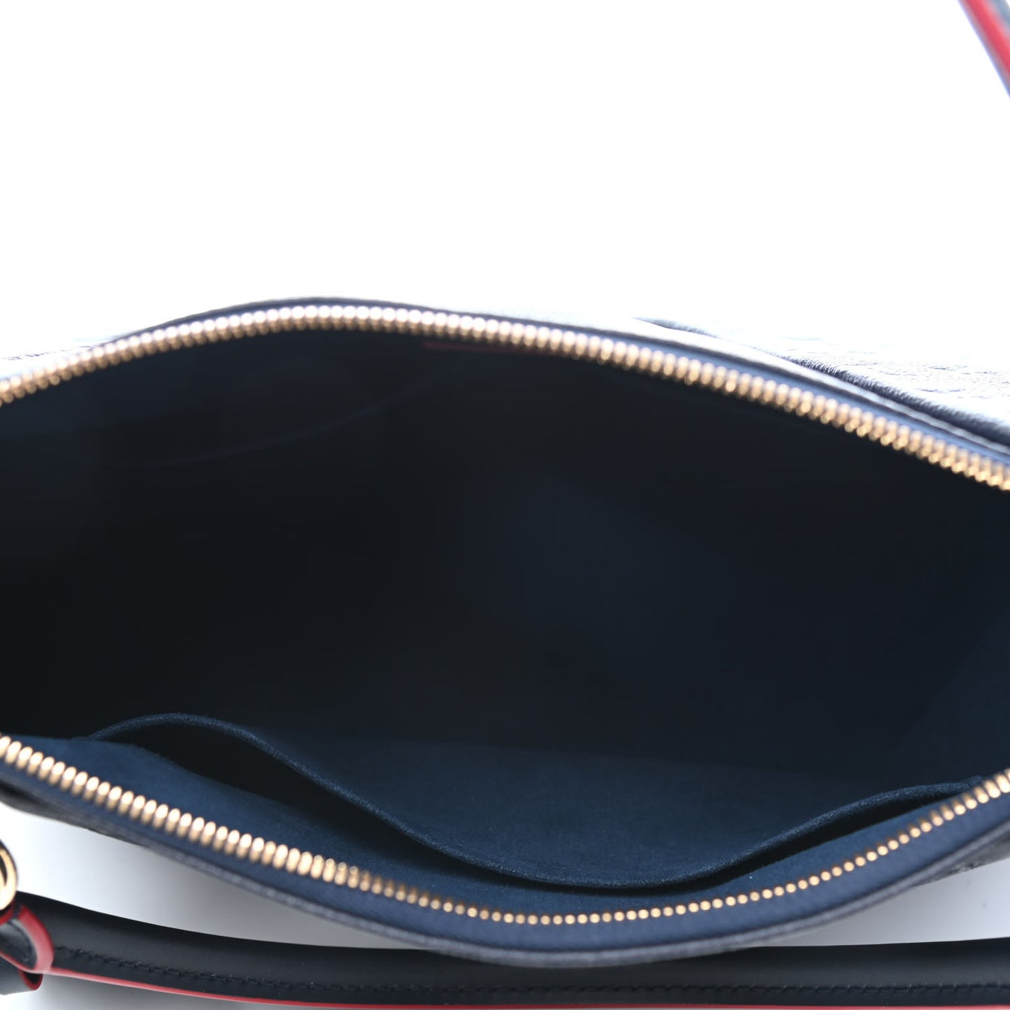 Empreinte V Tote MM Marine Rouge