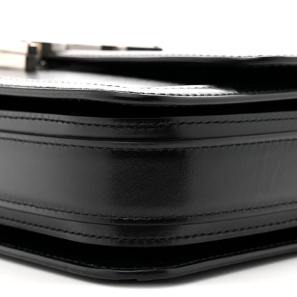 Saint Laurent Box Calfskin Monogram Medium Solferino Satchel Black 10 of 10