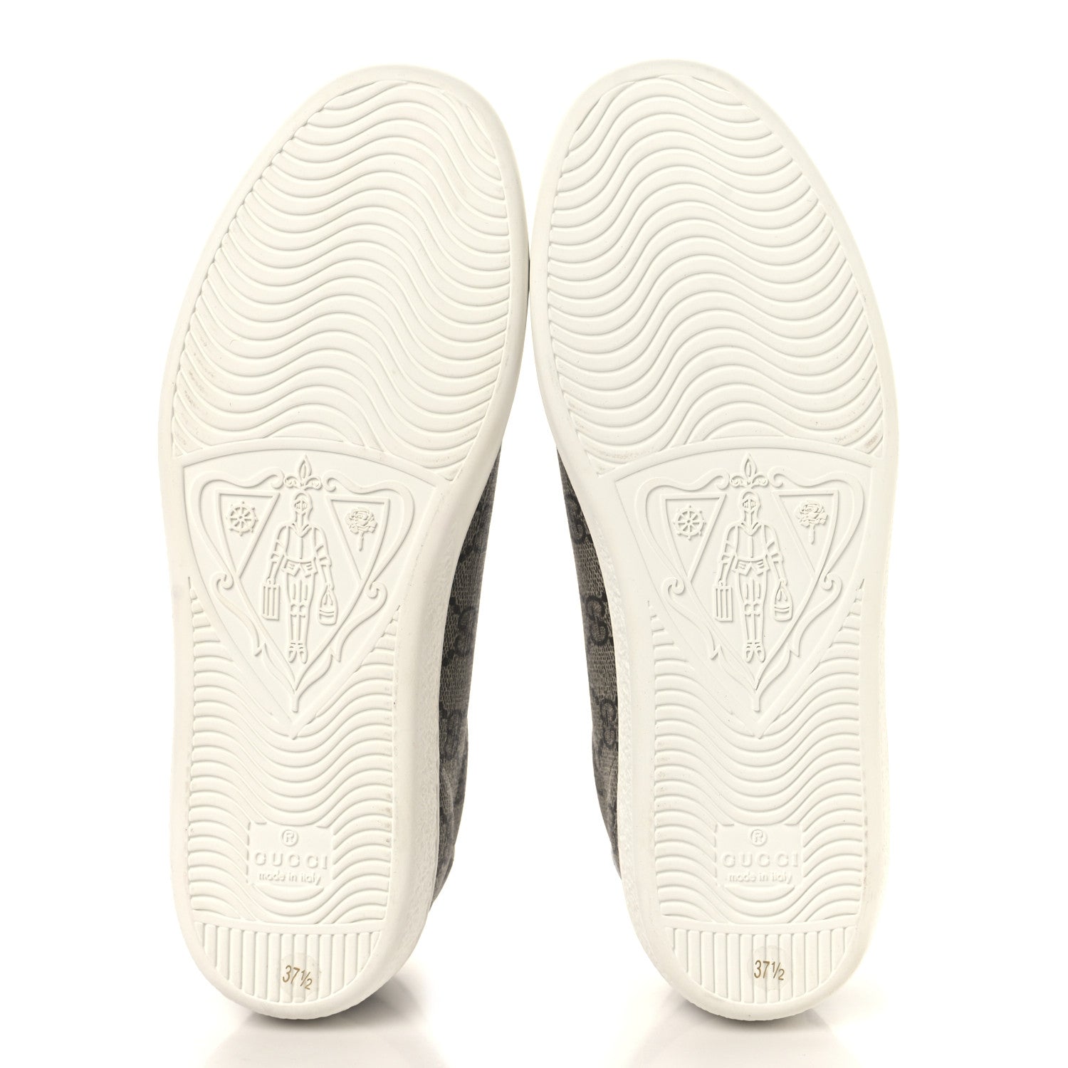 Gucci GG Supreme Monogram Gucci Tiger Womens Ace Sneakers 37.5 Beige Blue Red 6 of 9