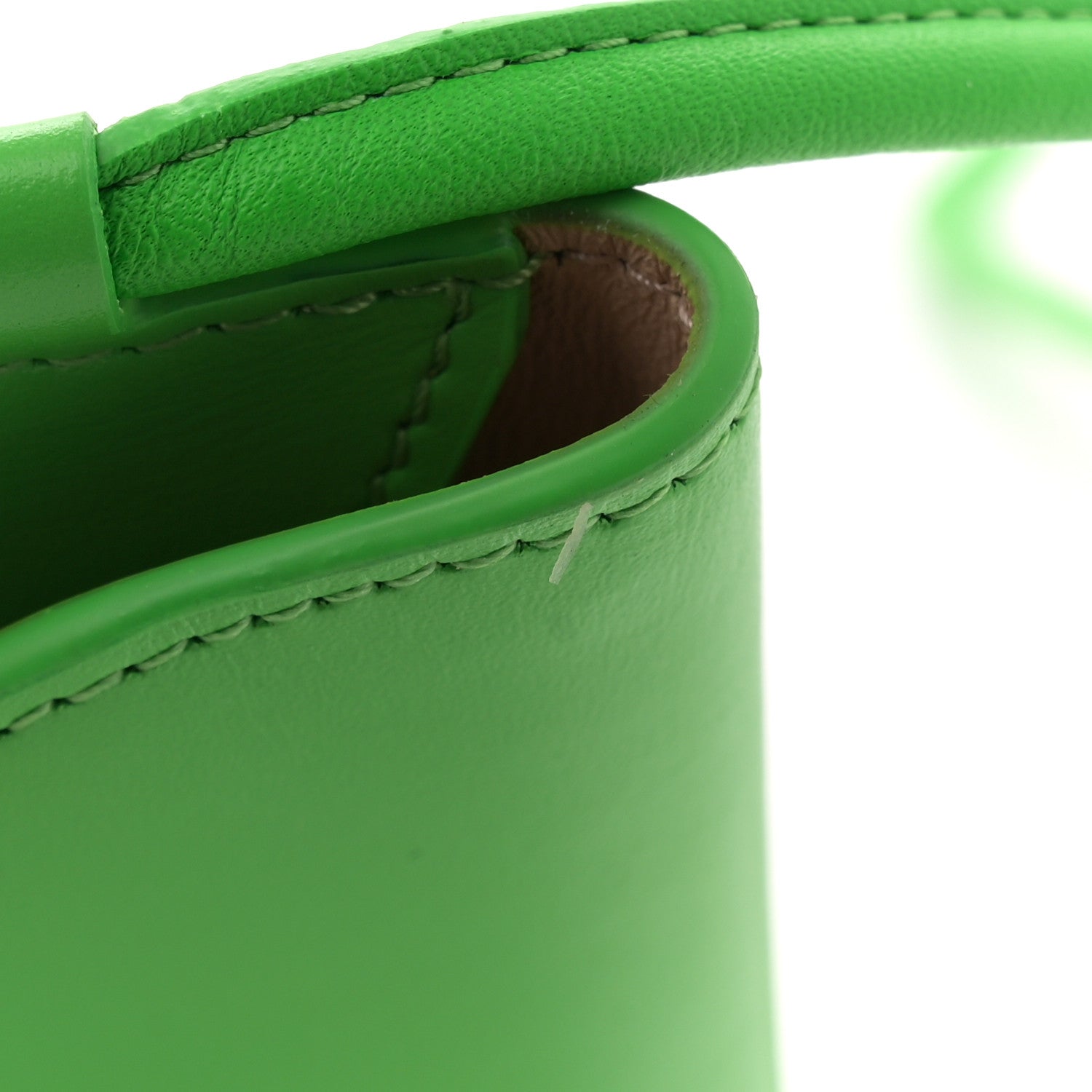 Alexander McQueen Calfskin The Curve Micro Crossbody Pouch Bag Kelly Green 11 of 11