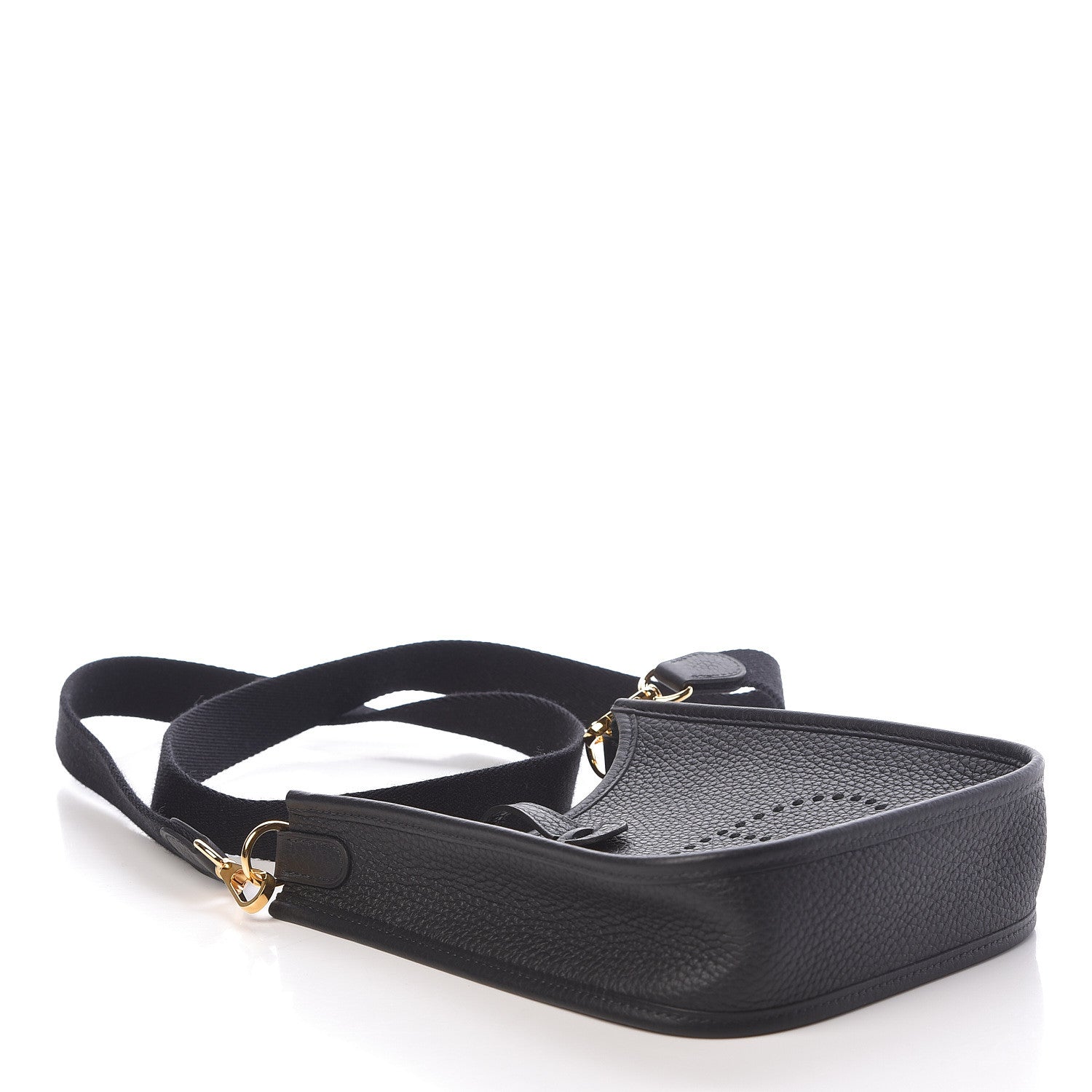 Hermes Taurillon Clemence Evelyne TPM Black 4 of 10