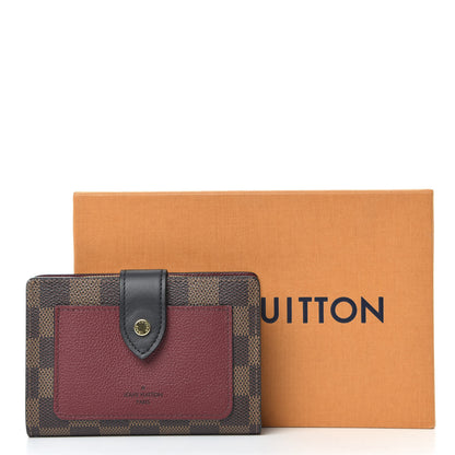 Louis Vuitton Damier Ebene Juliette Wallet Bordeaux Black 7 of 7