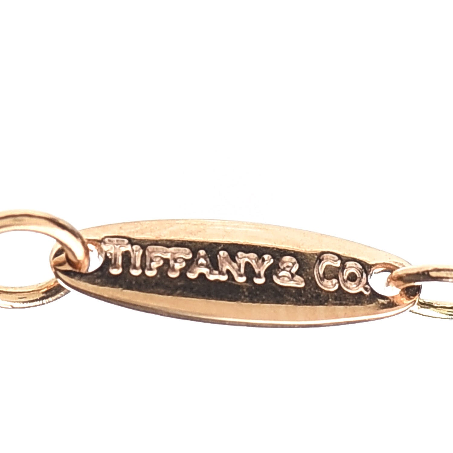 Tiffany 18K Rose Gold 22mm Elsa Peretti Open Heart Pendant Necklace 5 of 6