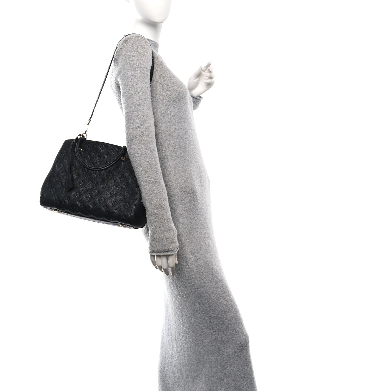 Louis Vuitton Empreinte Montaigne MM Black 2 of 11