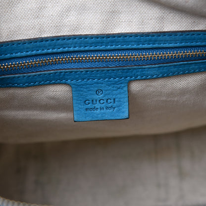 Gucci Monogram Vintage Web Medium Boston Teal 6 of 20