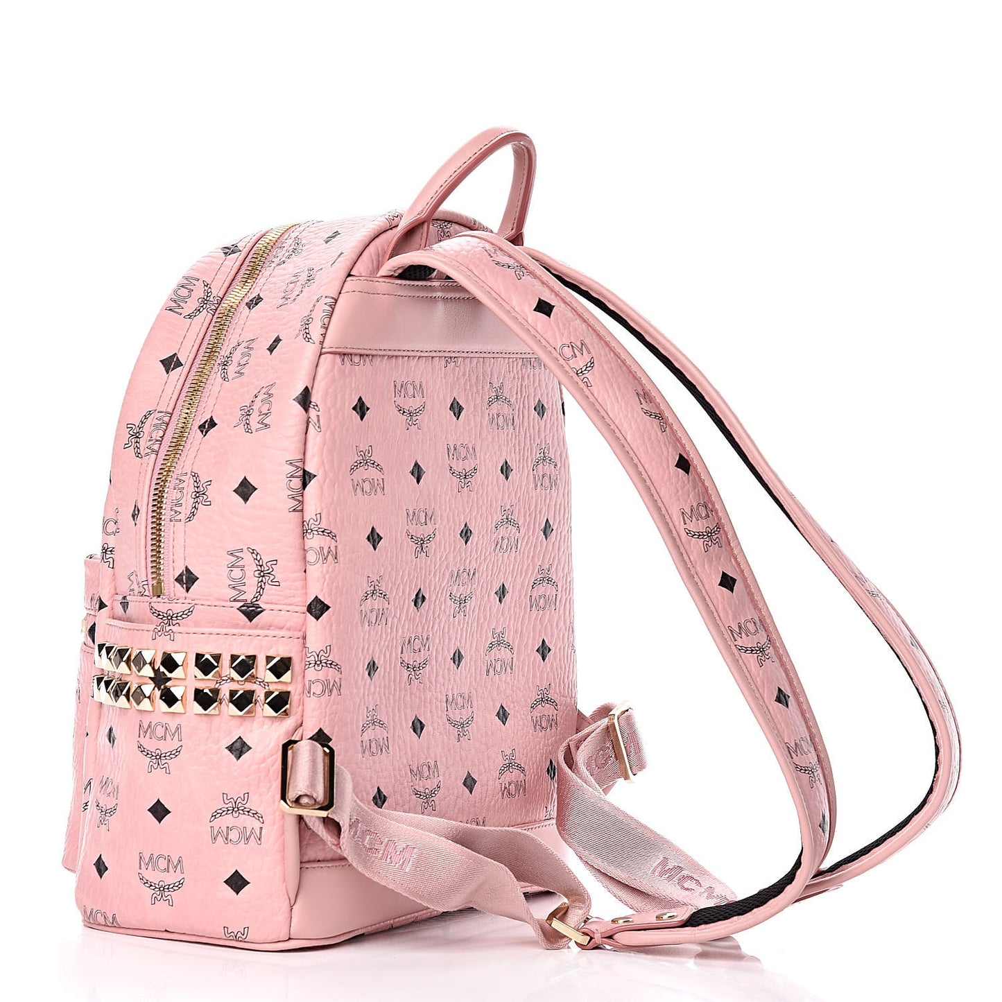 Visetos Small Side Stud Stark Backpack Soft Pink