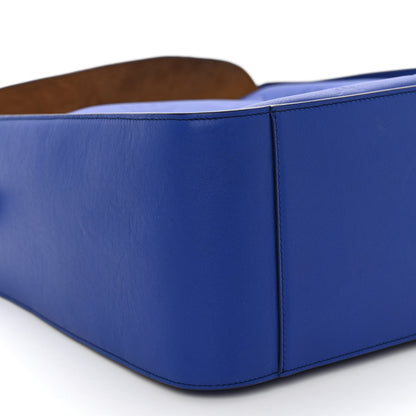 MCM Calfskin Ottomar Monogram Large Aren Flap Hobo Sodalite Blue 7 of 8