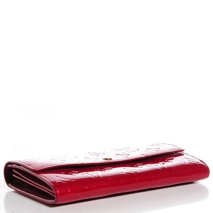 Louis Vuitton Vernis Sarah Wallet Pomme D'Amour 3 of 13