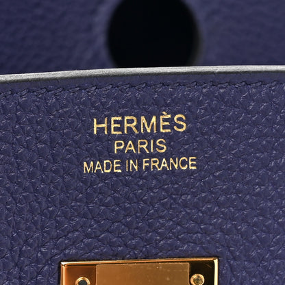 Hermes Togo Birkin 35 Bleu Encre 6 of 11
